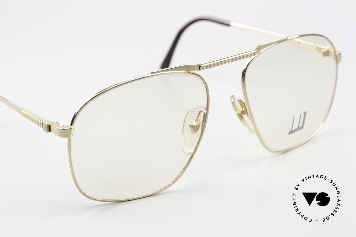 Dunhill 6046 Gold-Plated Eyewear 1987, new old stock (like all our vintage luxury eyeglases), Made for Men