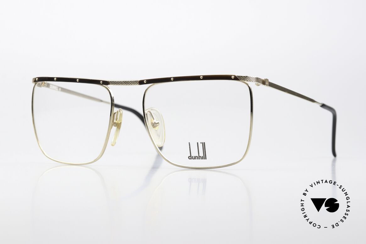 Dunhill 6056 80's Genuine Horn Trims, Alfred Dunhill luxury eyeglass-frame from 1988, Made for Men