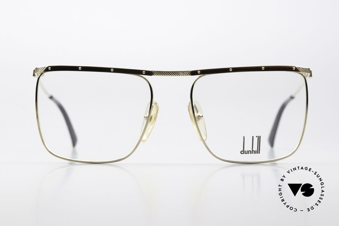 Dunhill 6056 80's Genuine Horn Trims, Gold-Plated frame with GENUINE HORN trims, Made for Men