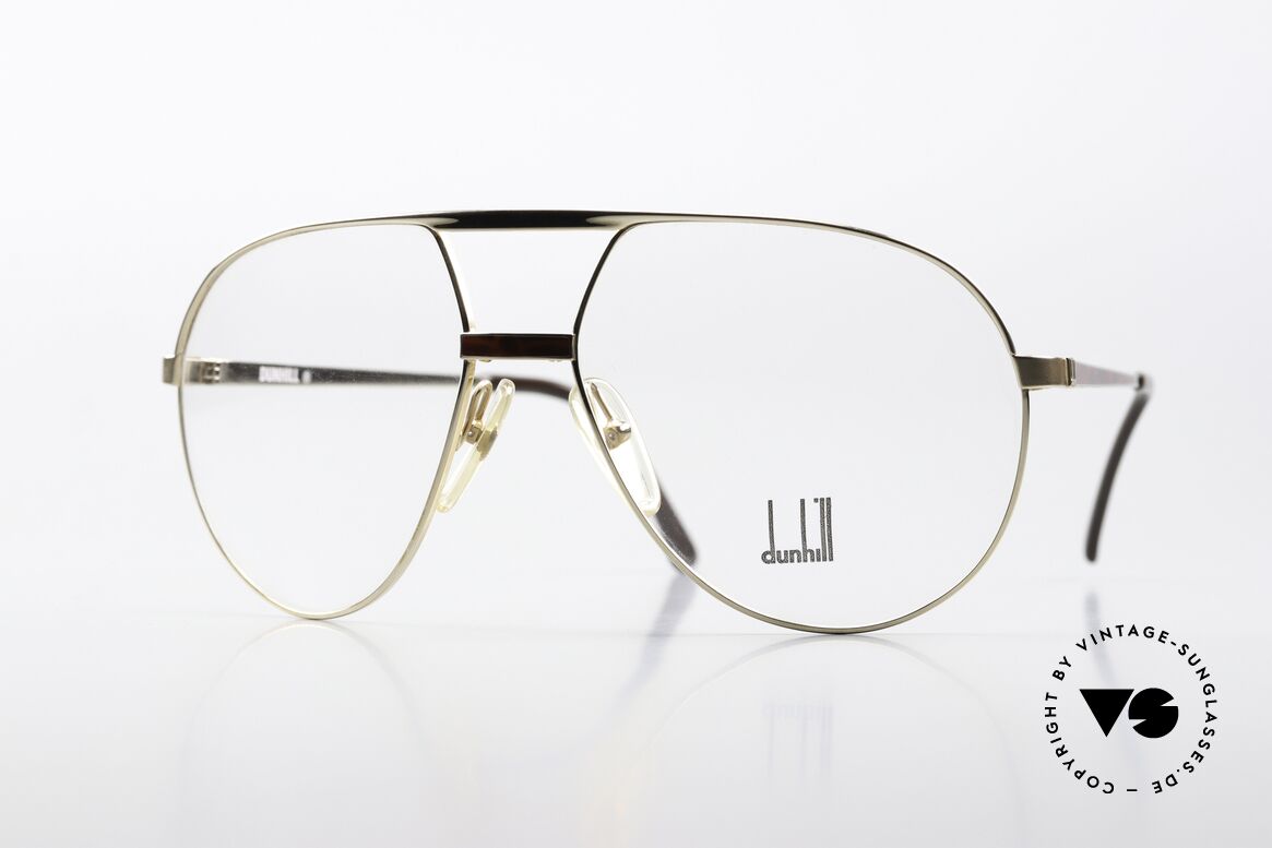 Dunhill 6042 Flexible Frame From 1987, noble DUNHILL aviator designer glasses from 1987, Made for Men