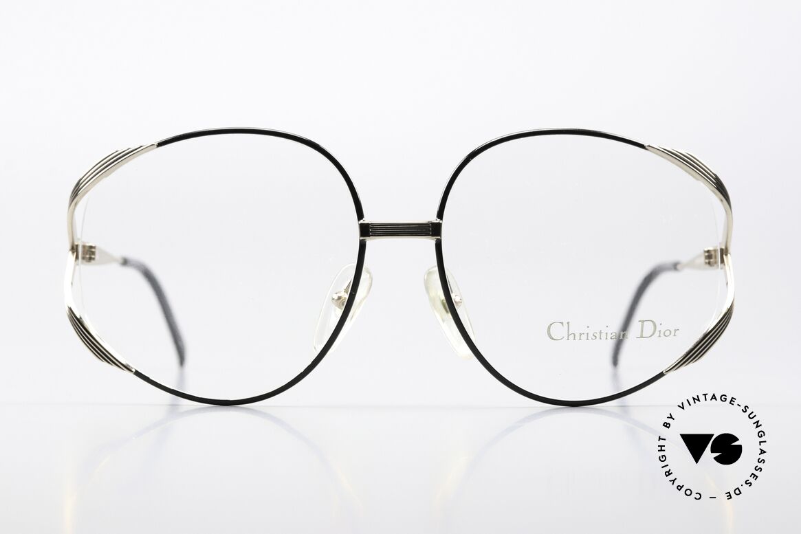 Christian Dior 2387 80's Frame Oversized Design, feminine elegant design with oversized lenses, Made for Women