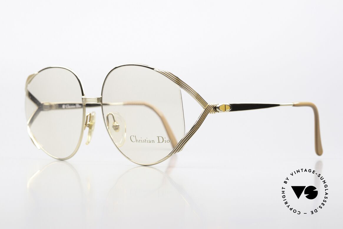Christian Dior 2387 Gold-Plated Peach-Colored, gold-plated frame with peach-colored accents, Made for Women