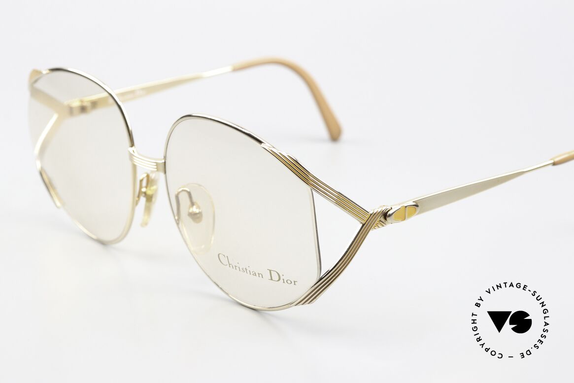Christian Dior 2387 Gold-Plated Peach-Colored, unworn rarity in untouched condition + case, Made for Women