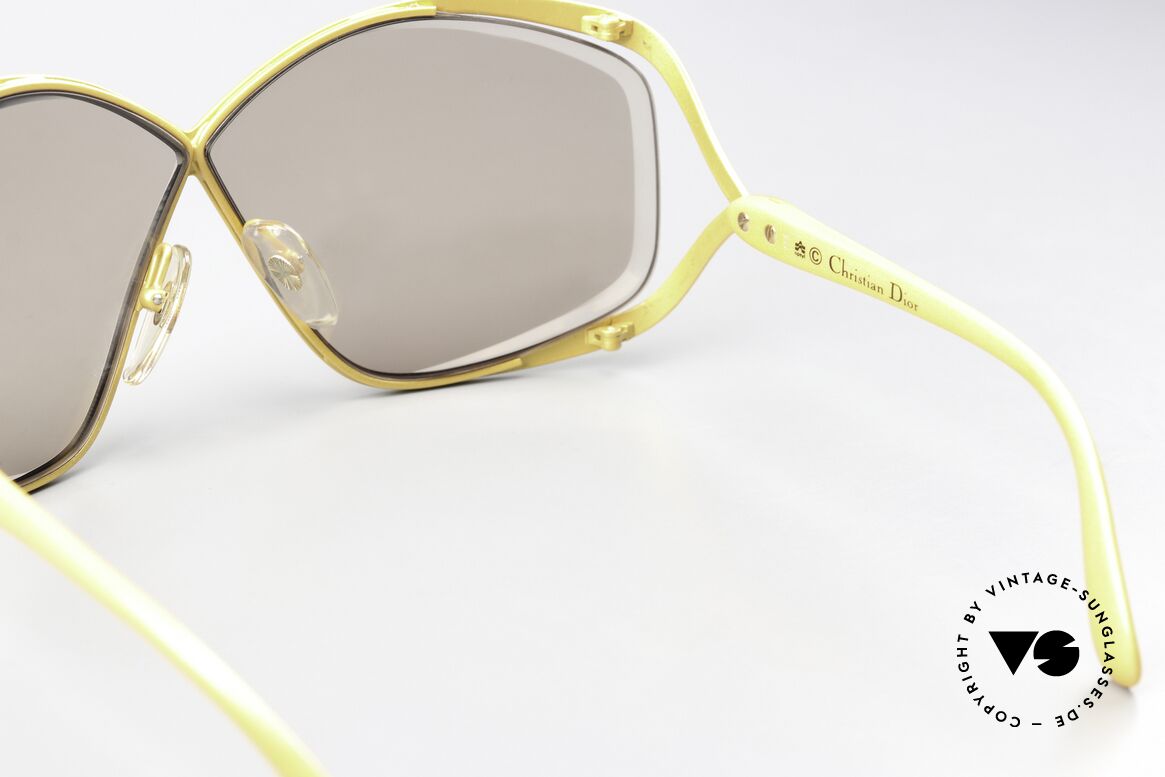 Christian Dior 2056 80's Shades Sunny Yellow, Size: medium, Made for Women