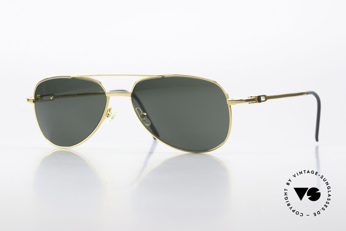Fred Alaska Luxury Aviator Shades Gold, FRED luxury sunglasses, model Alaska, C2 001: GOLD, Made for Men