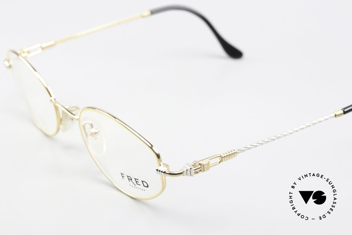 Fred Maldives Unisex 90's Luxury Glasses, bicolor frame with unisex design; size 50/19, 135mm, Made for Men and Women