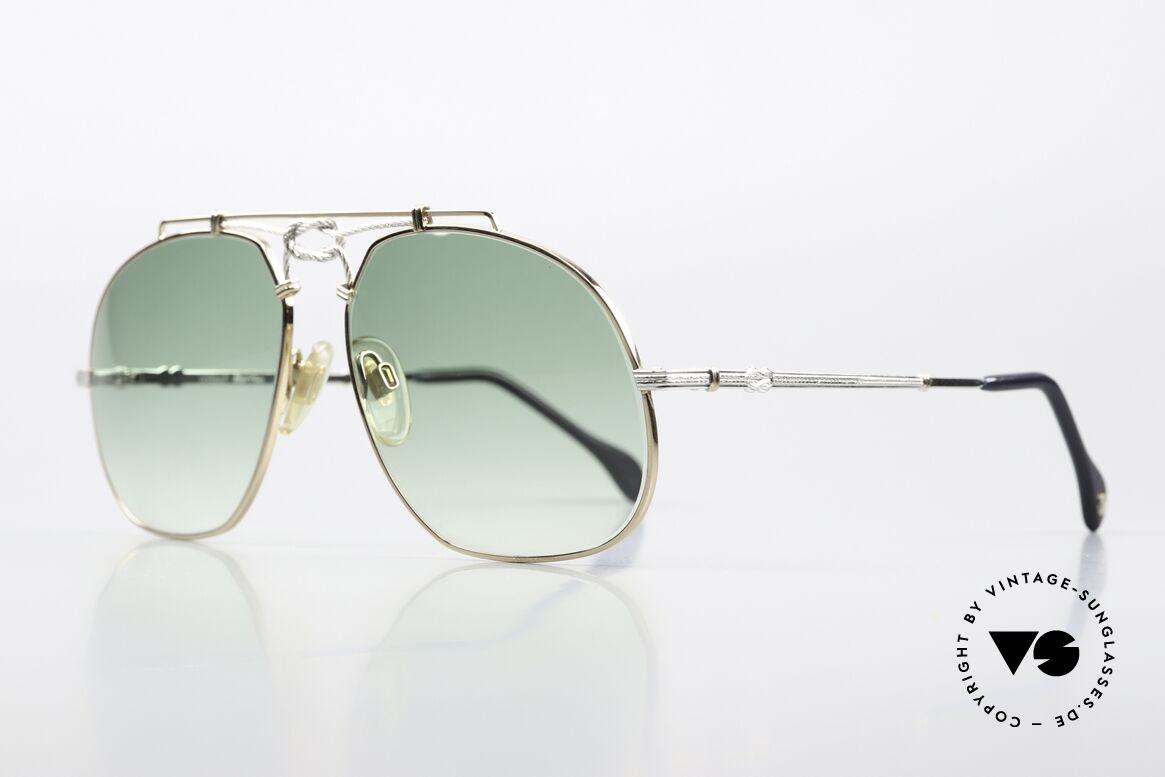 Zollitsch JAWL 903 80's Glasses Maritim Series, with the distinctive sailor knot & serial no. (size 60/20), Made for Men