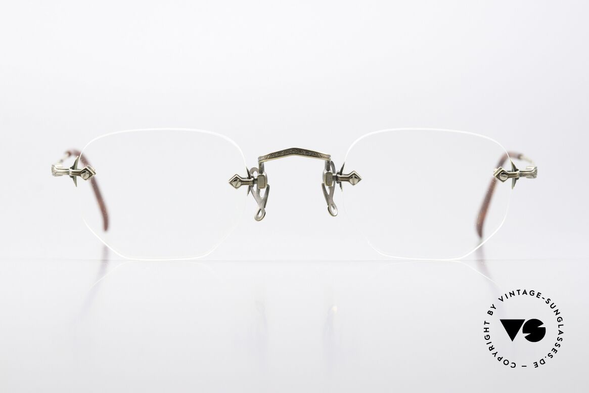 Matsuda 2864 90's Rimless Antique Gold, MATSUDA = a synonym for elaborate craftsmanship, Made for Men and Women