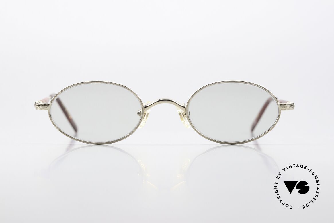 Matsuda 10116 Lenses Darken In The Sun, small oval 1990's frame (ideal for strong prescriptions), Made for Men and Women