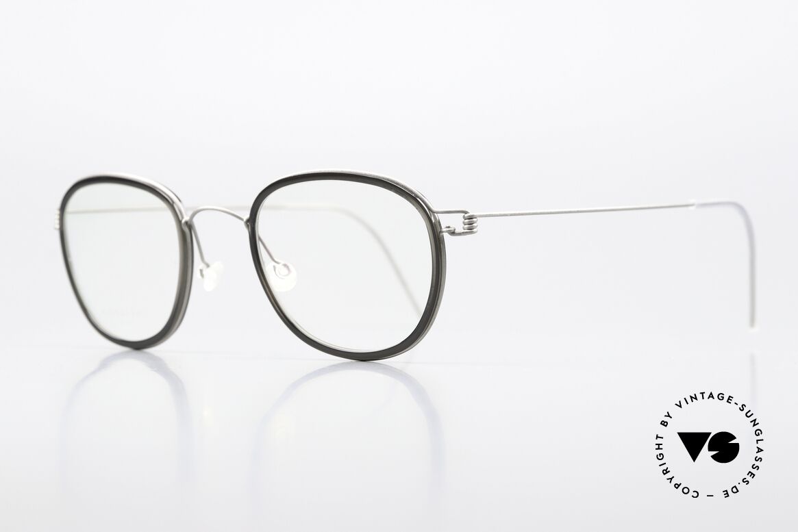 Lindberg Max 48 Air Titan Rim Titan Frame Women & Men, striking refined Air Titan frame with Acetate inner rim, Made for Men and Women