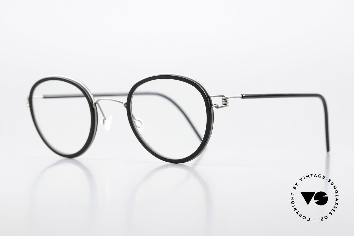 Lindberg Jackie 44 Air Titan Rim Temples With Acetate Cover, striking refined Air Titan frame with Acetate inner rim, Made for Men and Women