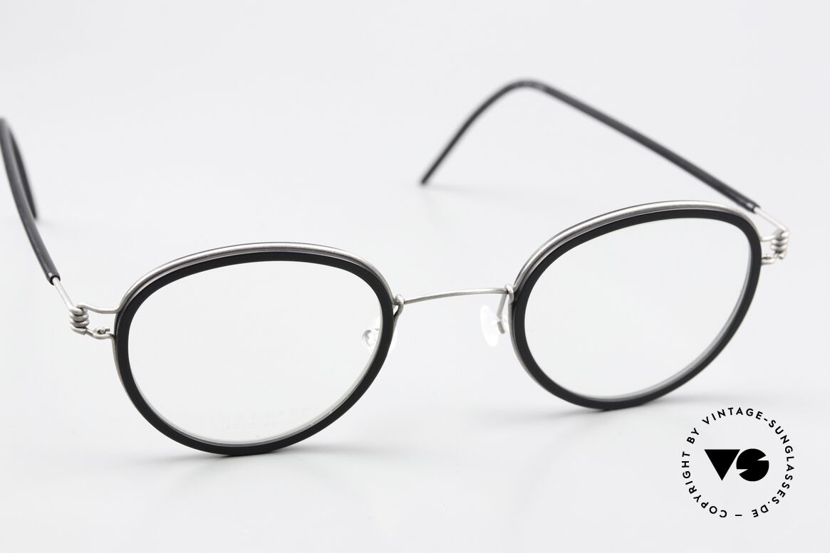 Lindberg Jackie 44 Air Titan Rim Temples With Acetate Cover, unworn, NOS, with an original hard case by LINDBERG, Made for Men and Women