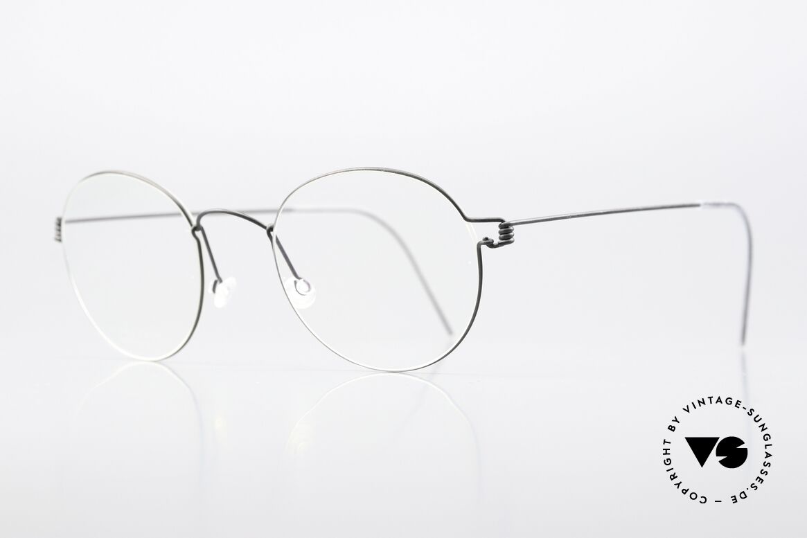 Lindberg Morten Air Titan Rim Panto Frame Unisex Black, striking & stylish in equal measure = Lindberg Air Titan, Made for Men and Women