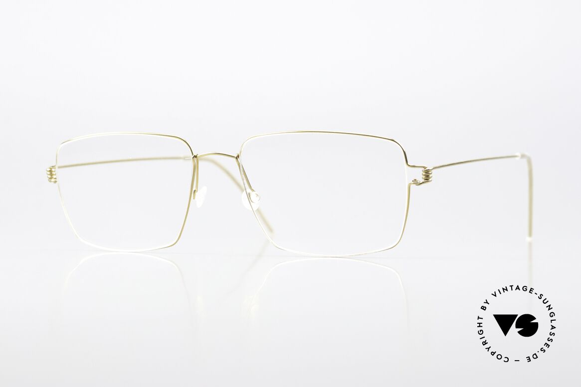 Lindberg Gary Air Titan Rim Square Titanium Frame Men, LINDBERG Air Titanium Rim eyeglasses in size 54-17, Made for Men