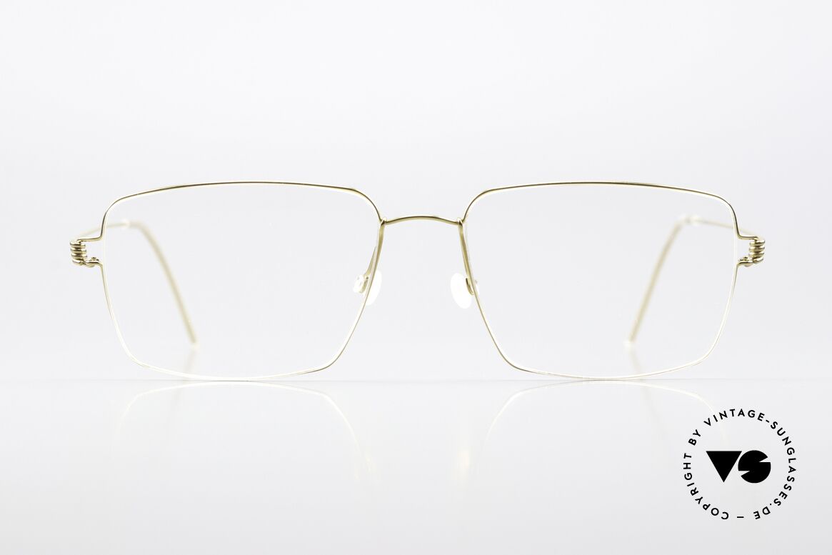 Lindberg Gary Air Titan Rim Square Titanium Frame Men, distinctive quality and design (award-winning frame), Made for Men
