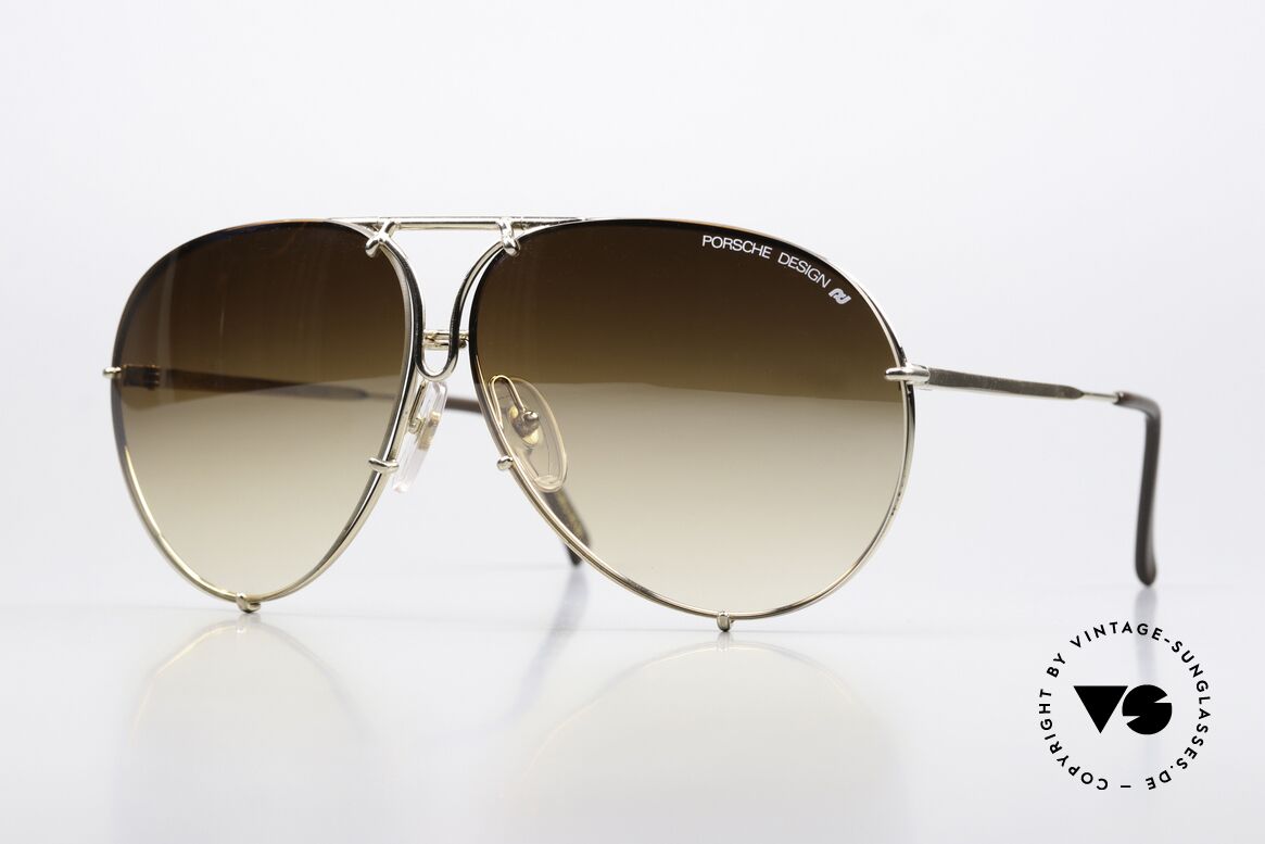 Porsche 5623 Light Mirrored Sun Lenses, vintage Porsche Design by Carrera shades from 1987, Made for Men and Women
