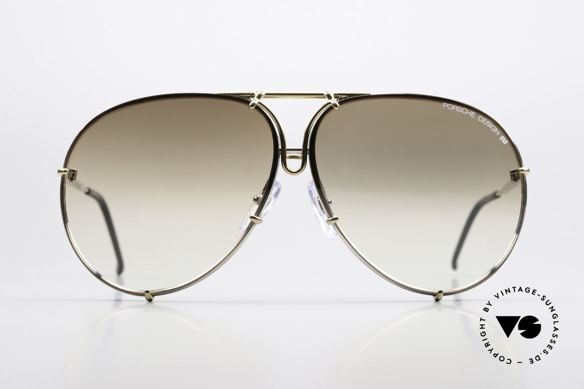 Porsche 5623 Slightly Mirrored Bicolor, the legend with interchangeable lenses; true vintage, Made for Women