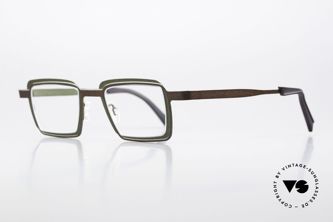 Theo Belgium Eye-Witness YC Square Designer Eyewear, but in real it's sophisticated made, unique Theo rarity!, Made for Men and Women