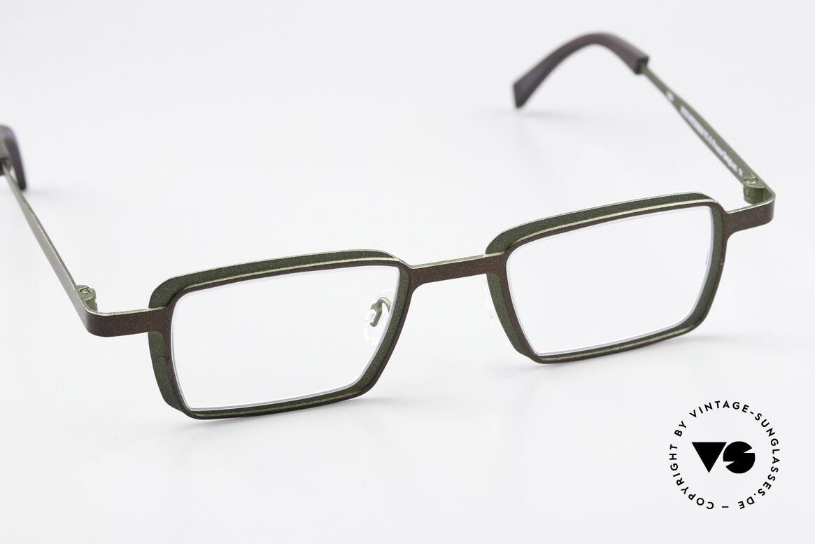Theo Belgium Eye-Witness YC Square Designer Eyewear, unworn, one of a kind (like all our vintage Theo eyewear), Made for Men and Women