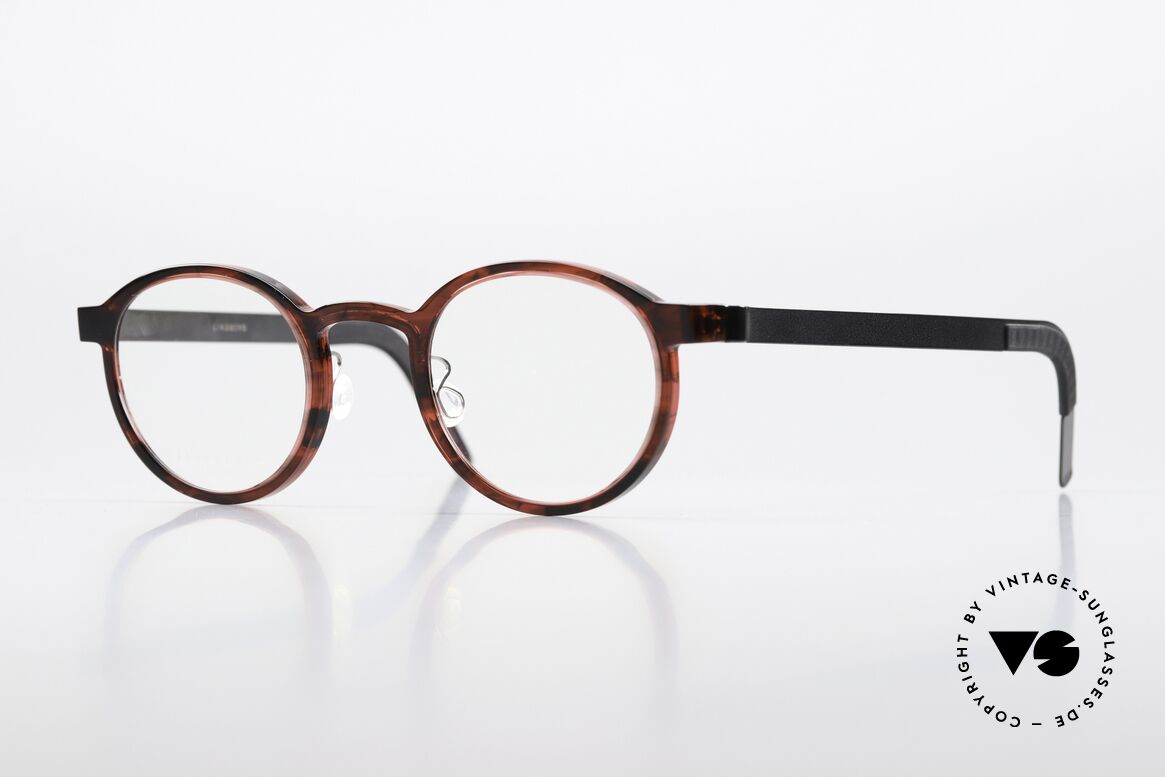 Lindberg 1014 46 Acetanium Worn By Musician Sting, timeless LINDBERG Acetanium frame, claret & black, Made for Men and Women