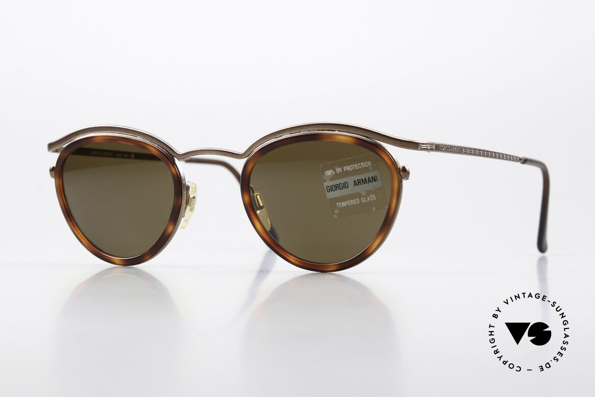 Giorgio Armani 632 Old Designer Shades 90's, interesting vintage Giorgio Armani 90's sunglasses, Made for Men and Women