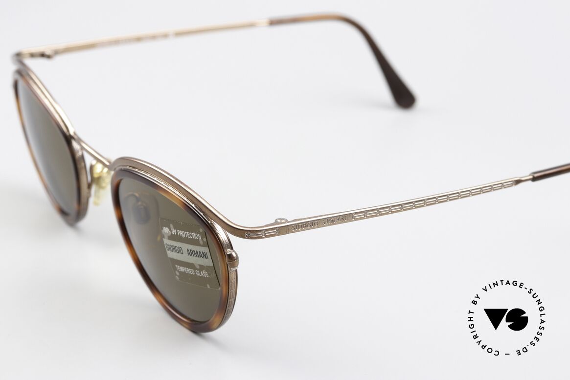 Giorgio Armani 632 Old Designer Shades 90's, non-reflecting lenses (100% UV) with GA engravings, Made for Men and Women