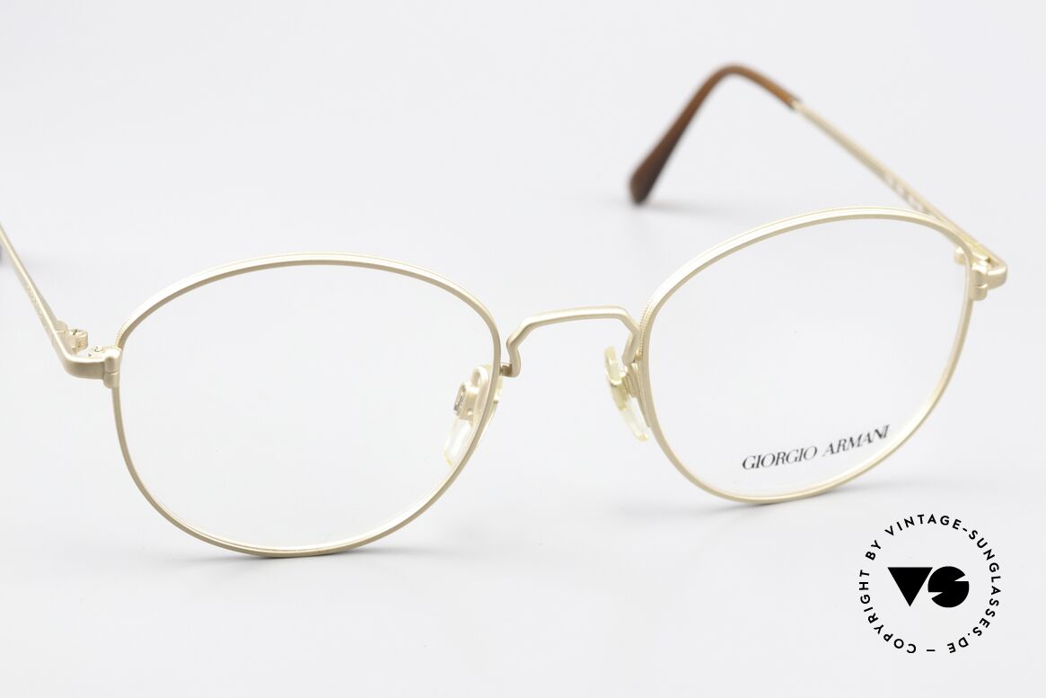 Giorgio Armani 174 Old 80's Specs Panto Style, unworn rarity (like all our vintage Armani eyewear), Made for Men and Women