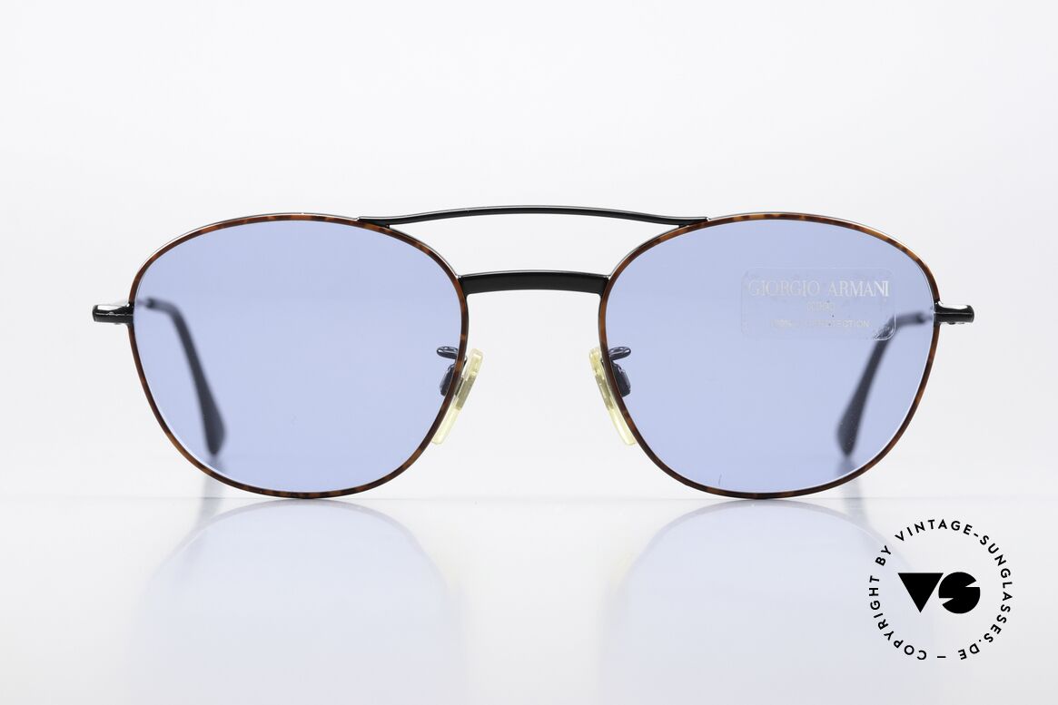 Giorgio Armani 605 Sunglasses Classics 1990's, square 'panto' frame design .. a real eyewear classic, Made for Men