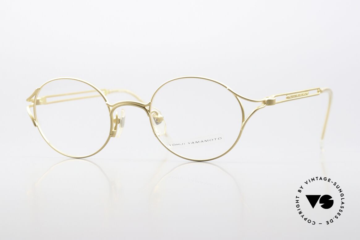 Yohji Yamamoto 51-4103 Panto Designer Glasses 90s, extraordinary vintage Yohji Yamamoto frame of the 90's, Made for Men and Women