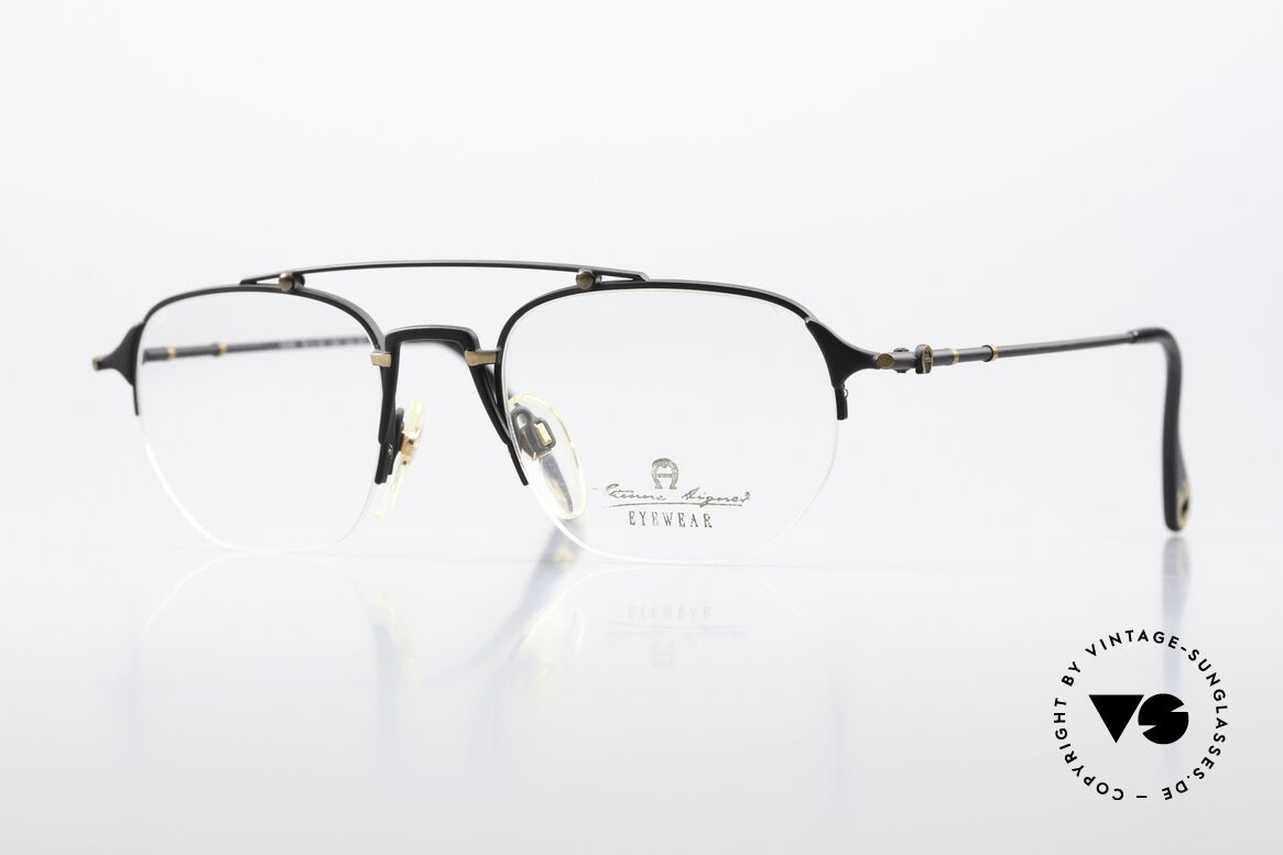 Aigner EA55 90's Glasses Half Rim Nylor, AIGNER eyeglasses from the late 1980's/early 1990's, Made for Men