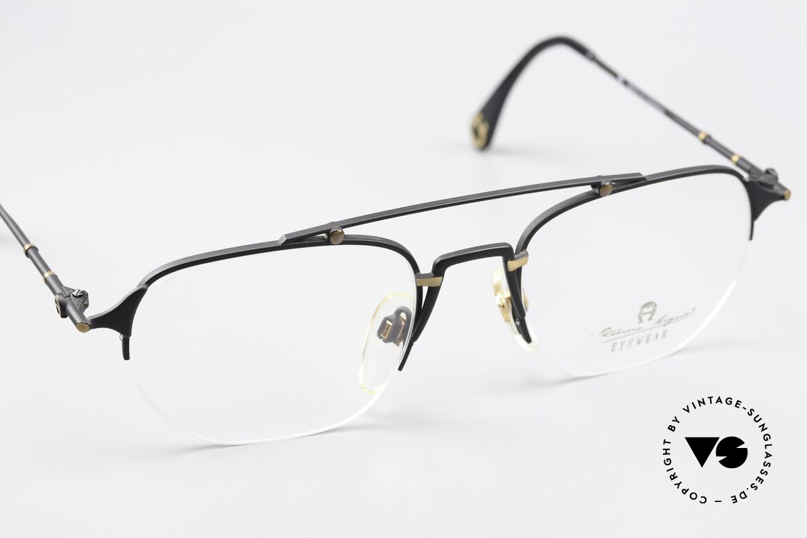 Aigner EA55 90's Glasses Half Rim Nylor, unworn and with orig. E. Aigner packaging; collectible, Made for Men