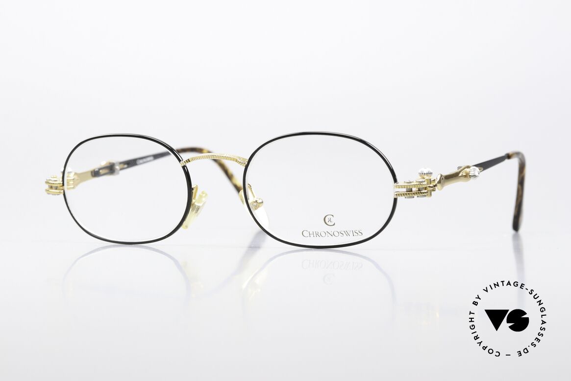 Chronoswiss CS3 Specs For Watch Connoisseurs, rare old 80's glasses from CHRONOSWISS, model CS3, Made for Men and Women