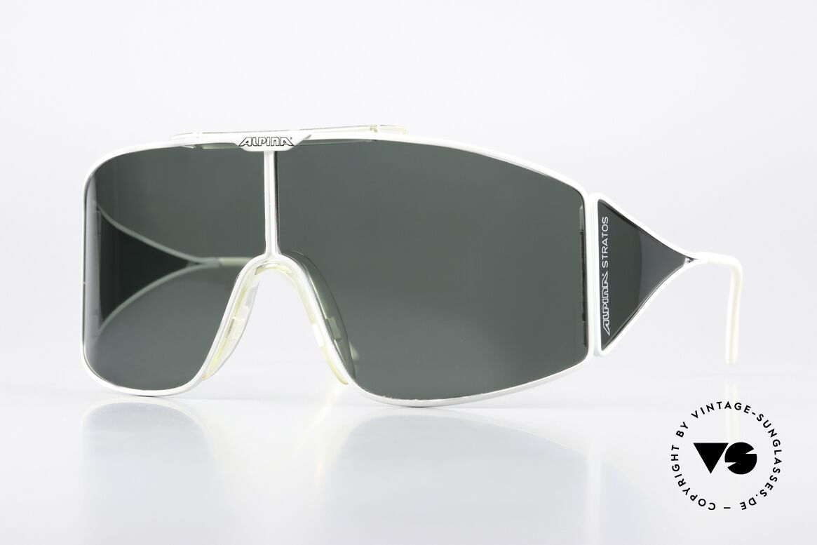 Alpina Stratos Polarized Vintage Shades, sporty Alpina Stratos vintage sunglasses from 1989, Made for Men
