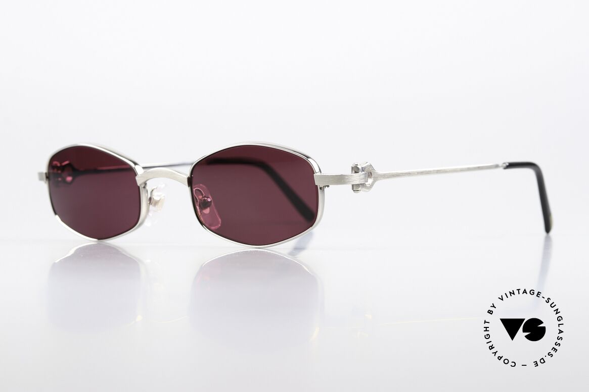 Cartier Ginger Polarized Sun Lenses 90's, brushed platinum finish (noble & 1st class quality), Made for Men and Women