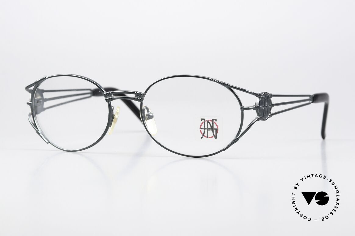Jean Paul Gaultier 58-5106 Designer Glasses Oval 1997, valuable and creative Jean Paul GAULTIER design, Made for Men and Women