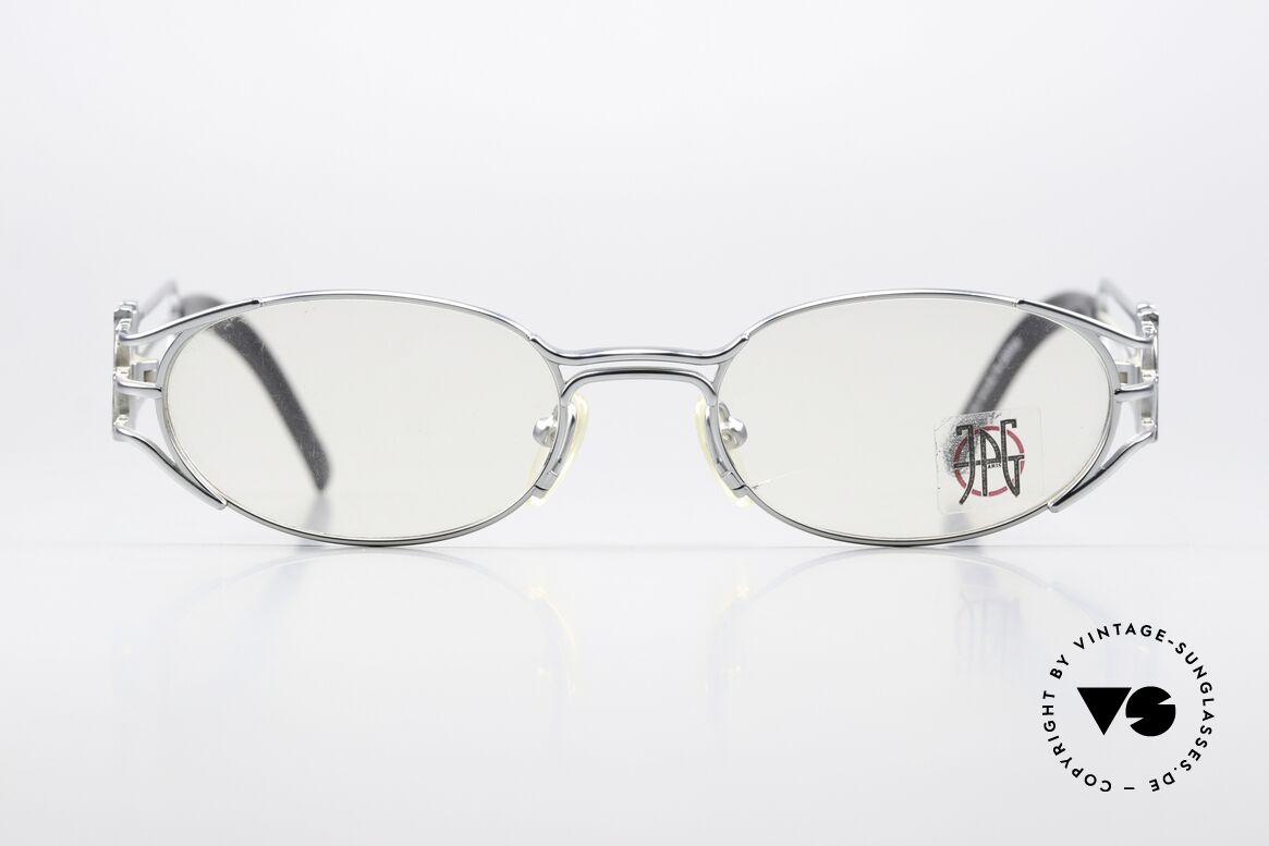 Jean Paul Gaultier 58-5102 90's Steampunk Eyeglasses, interesting vintage frame with many fancy details, Made for Men and Women