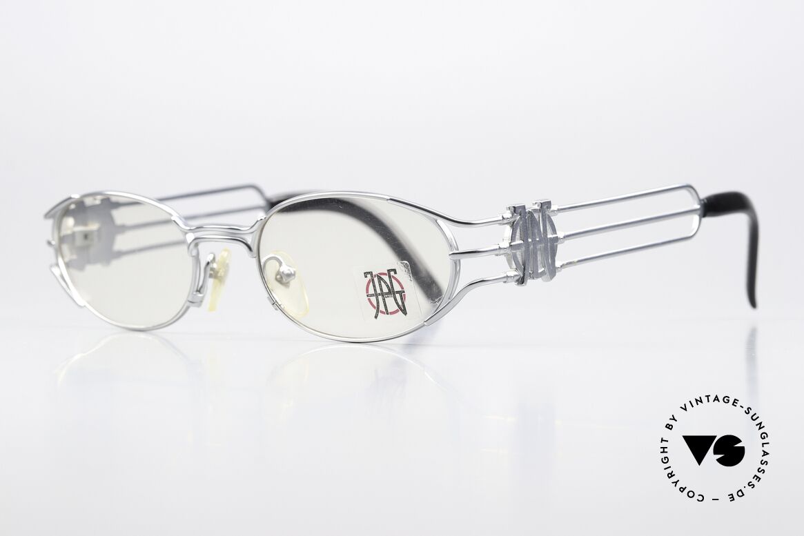 Jean Paul Gaultier 58-5102 90's Steampunk Eyeglasses, incredible TOP craftsmanship (You must feel this!), Made for Men and Women