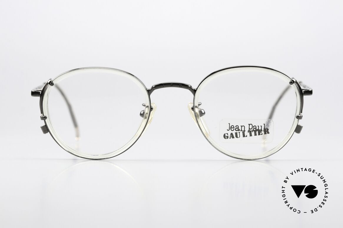 Jean Paul Gaultier 55-3271 Panto Designer Specs 1997, vintage Jean Paul Gaultier eyeglasses, made in Japan, Made for Men and Women