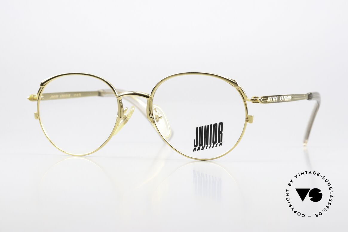 Jean Paul Gaultier 57-2173 22ct Gold Plated 51mm Size, high-end Panto designer frame in M size 51/19, Made for Men and Women