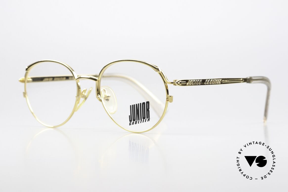 Jean Paul Gaultier 57-2173 22ct Gold Plated 51mm Size, tangible top-quality; Junior Gaultier Collection, Made for Men and Women