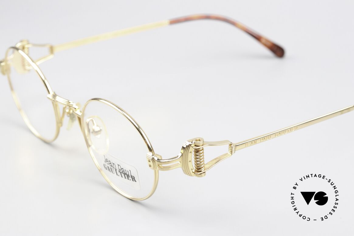 Jean Paul Gaultier 55-5106 Gold Plated Designer Frame, with original JPG DEMO lenses (can be glazed optionally), Made for Men and Women