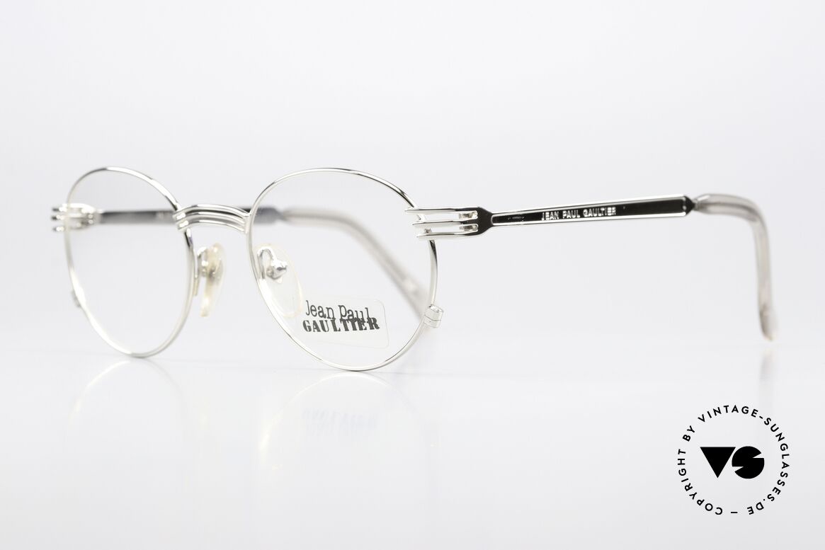 Jean Paul Gaultier 55-3174 90's Gaultier's Fork Glasses, tangible top-notch craftsmanship; frame made in Japan, Made for Men and Women
