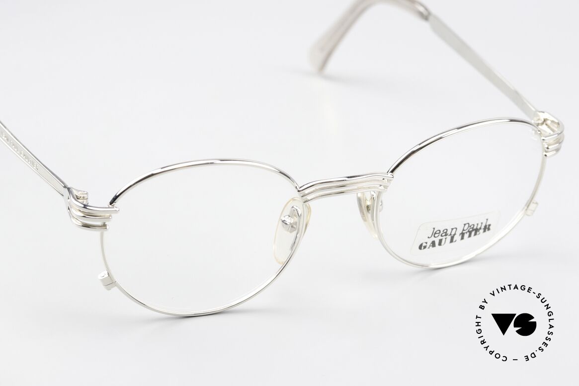 Jean Paul Gaultier 55-3174 90's Gaultier's Fork Glasses, never worn (like all our rare "old" GAULTIER eyeglasses), Made for Men and Women
