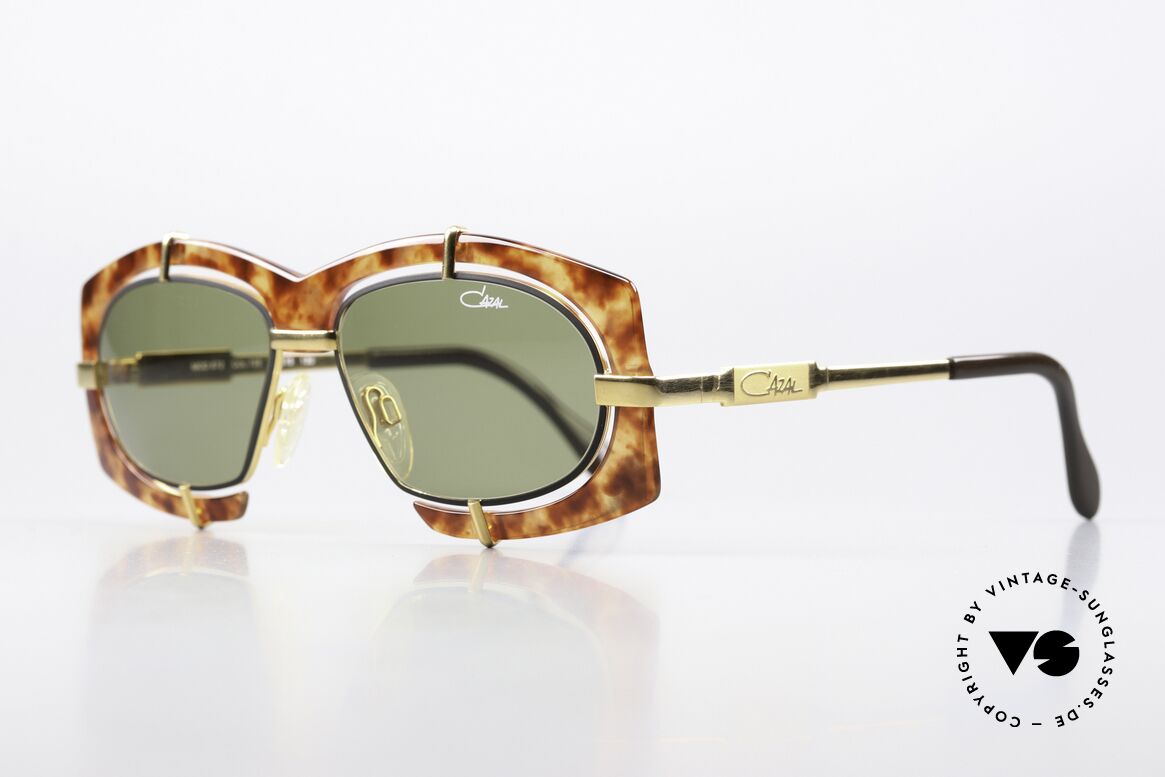 Cazal 872 Crazy Sunglasses 1990's, flashy Haute Couture design; distinctive CAri ZALloni, Made for Men and Women