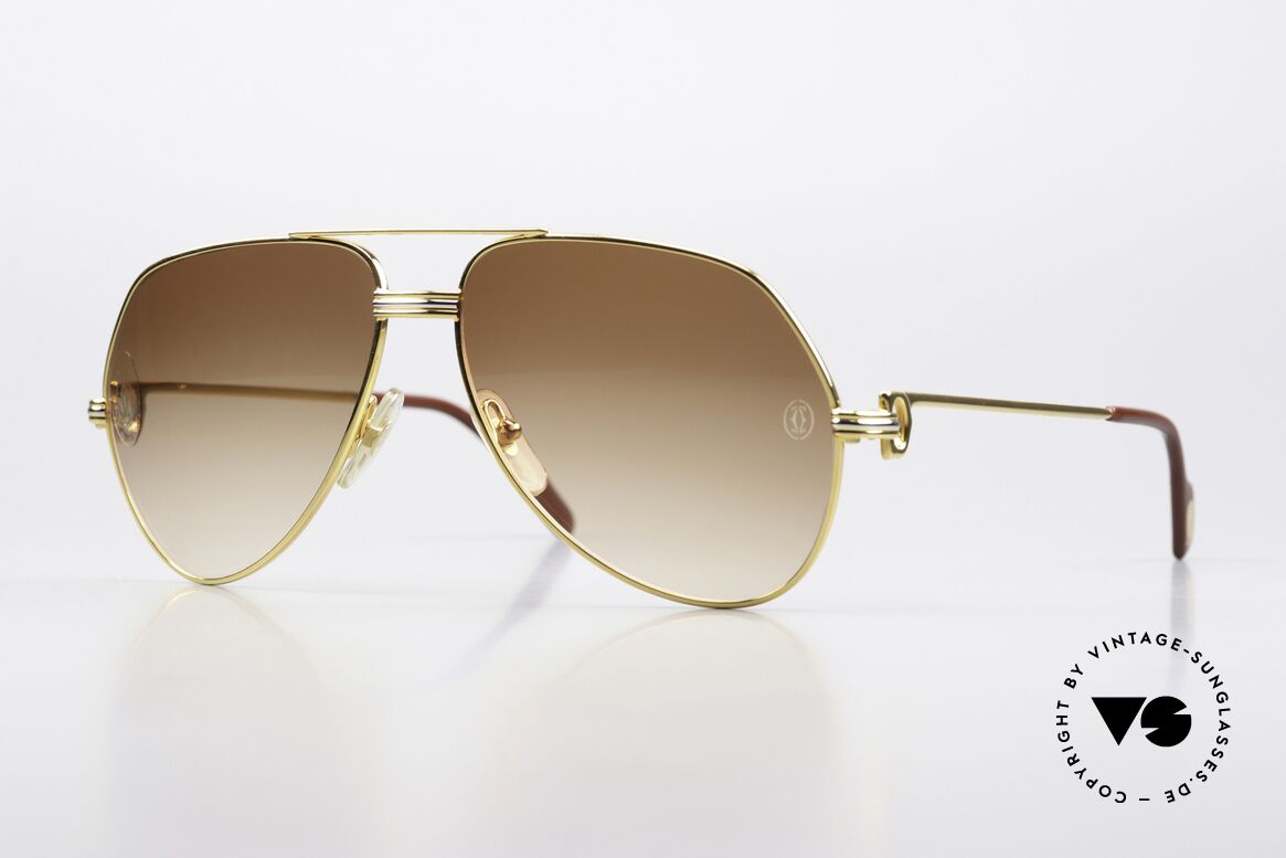 Cartier Vendome LC - M Sun Lenses With Cartier Logo, Vendome = the most famous eyewear design by Cartier, Made for Men