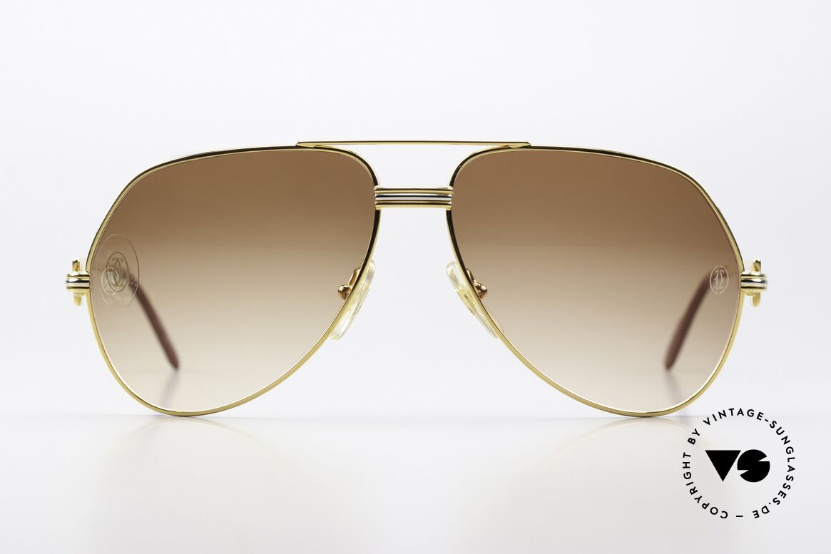 Cartier Vendome LC - M Sun Lenses With Cartier Logo, mod. "Vendome" was launched in 1983 & made till 1997, Made for Men