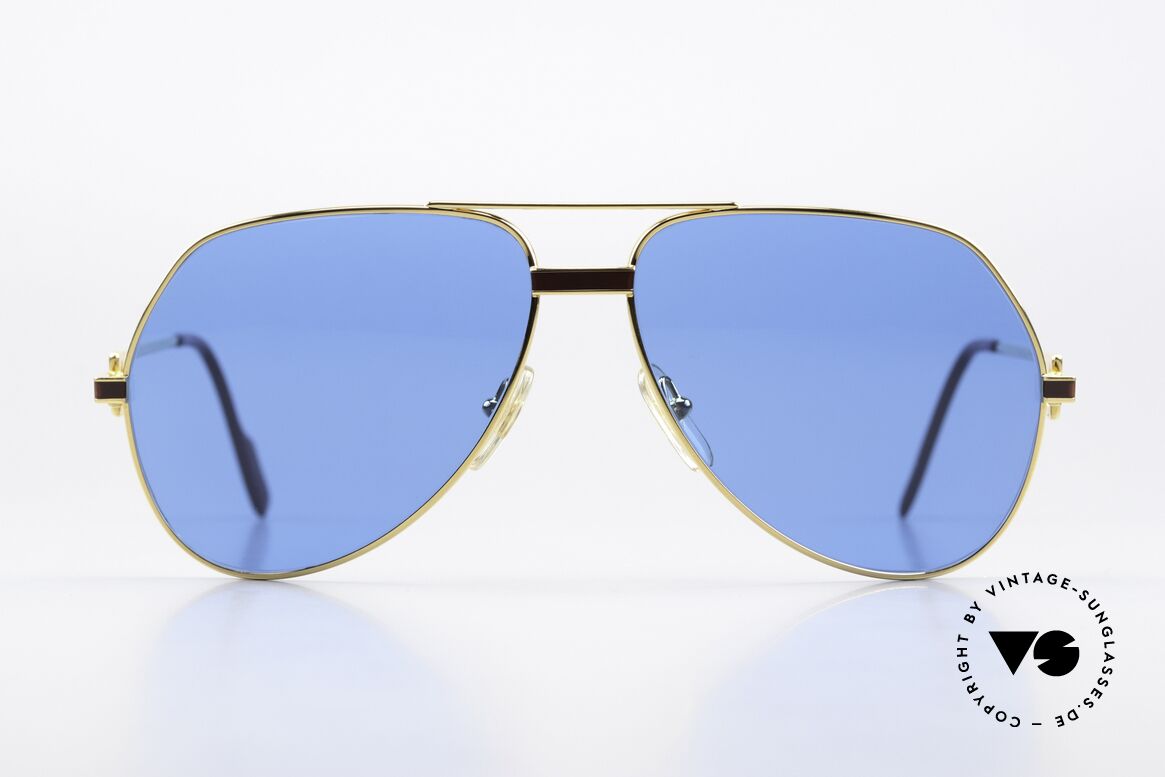 Cartier Vendome Laque - L Ultramarine Deep Blue Lapis, mod. "Vendome" was launched in 1983 & made till 1997, Made for Men