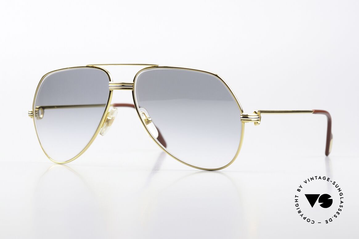 Cartier Vendome LC - M High-End Mineral Ratti Lens, Cartier VENDOME L.C. sunglasses in a refined version, Made for Men