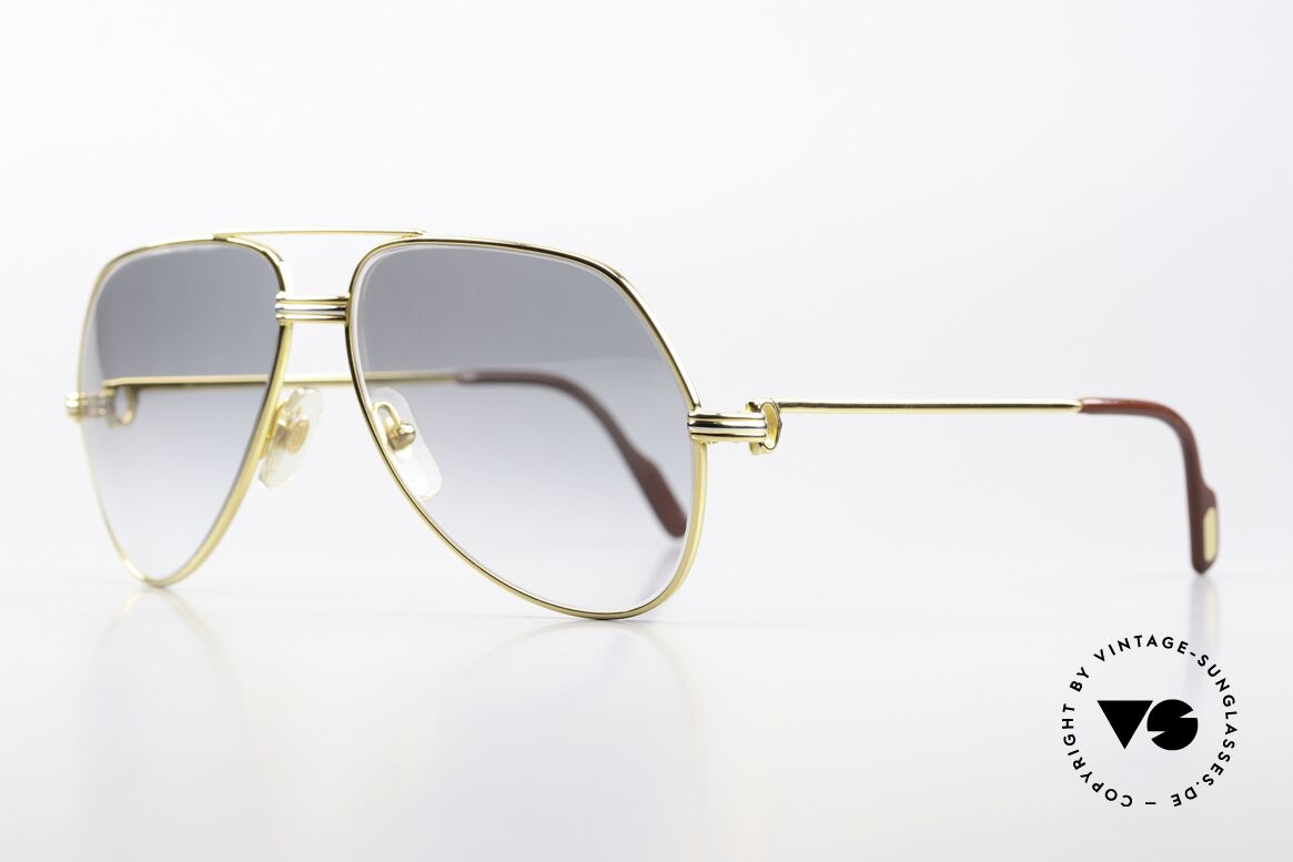 Cartier Vendome LC - M High-End Mineral Ratti Lens, here, Louis Cartier Decor in a MEDIUM size 59-14, 140, Made for Men