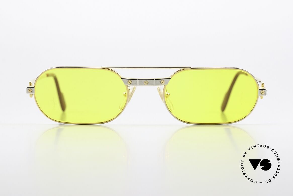 Cartier MUST Santos - S Luminor Kalichrome Lenses, this pair with SANTOS decor, SMALL size 53/20, 145, Made for Men and Women